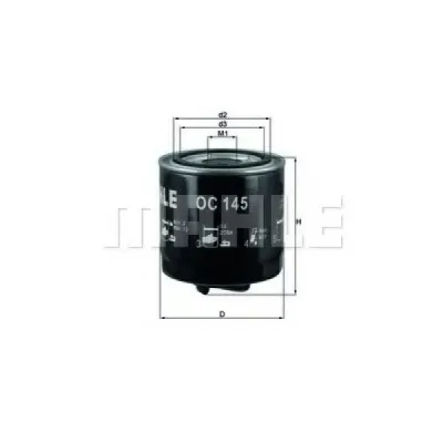 Filtru ulei MAHLE ORIGINAL OC 145