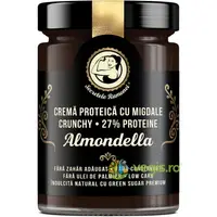 Almondella Crema Proteica cu Migdale Crunchy Secretele Ramonei 350g
