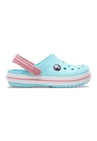 Saboti slingback cu model uni - Roz/Albastru deschis