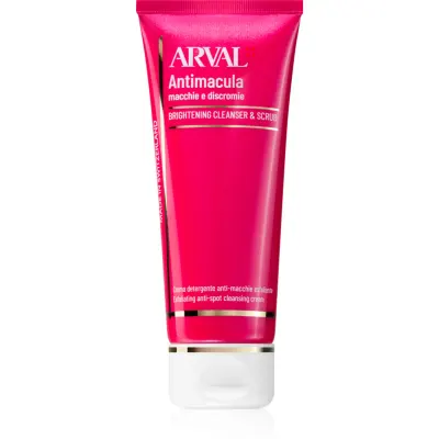 Arval Antimacula Brightening Cleanser & Scrub crema exfolianta pentru curatare pentru o piele mai luminoasa 75 ml