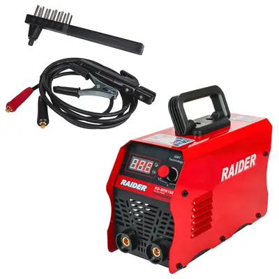 Aparat de sudură invertor Raider – RD-MIW160, 140 A, 1,6–3,2 mm