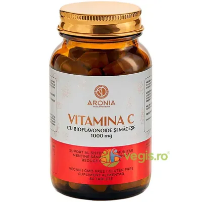 Vitamina C 1000mg cu Bioflavonoide si Macese 60tb