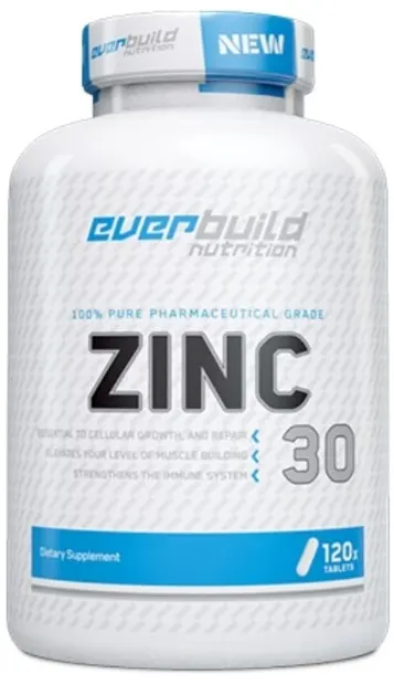 Pure Zinc 30, 30 mg, 120 tablete, Everbuild
