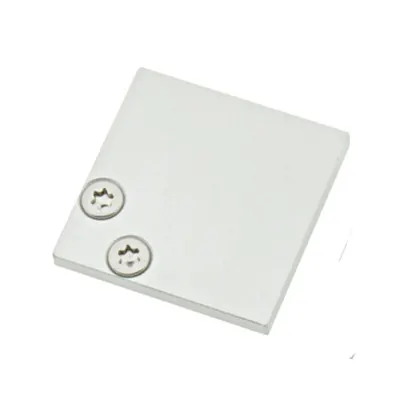 Profile end cap SPL square closed incl. screws