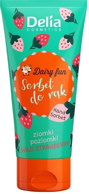 Delia Cremă de mâini Sorbet Wild Strawberry, 50 ml