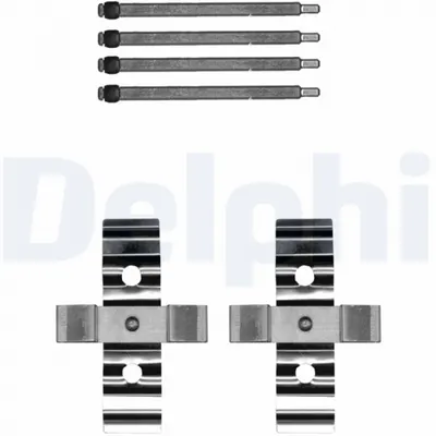 Kit montare placute frana Spate potrivit VOLVO S60 I, V70 II; TESLA MODEL S, MODEL X 2.4-Electric 09.01