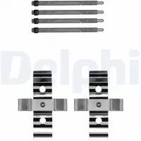 Kit montare placute frana Spate potrivit VOLVO S60 I, V70 II; TESLA MODEL S, MODEL X 2.4-Electric 09.01-