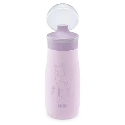 Sticla sport din otel inoxidabil Nuk Mini Me 300 ml 9 luni + Mov