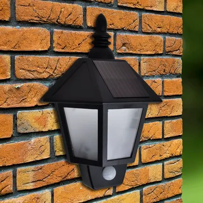 Lampa solara de perete cu senzor de miscare