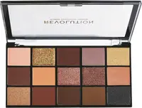 Makeup Revolution Reloaded - Paletă de farduri pentru ochi Velvet Rose, 15 culori