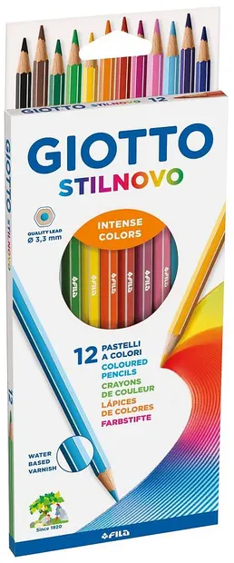 Creioane colorate Giotto Stilnovo - 12 culori