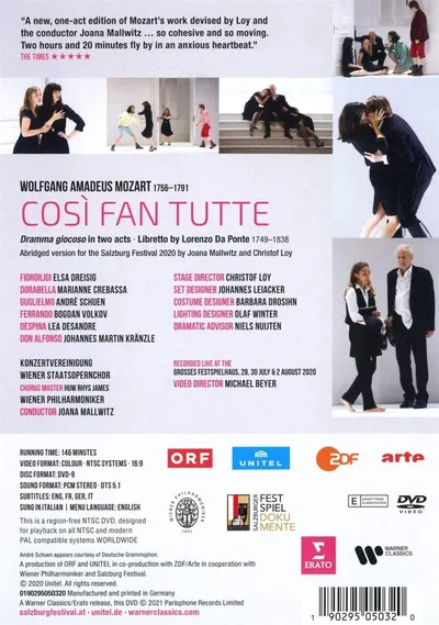 Mozart: Cosi fan tutte
