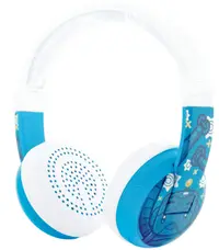 Căști wireless cu microfon BuddyPhones - Wave Robot, albastre