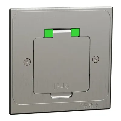Priza, Unica System, produs complet Schuko IP44 grey