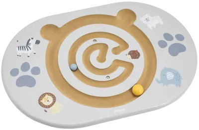 Joc din lemn Viga Toys Polar B - Placă de echilibru cu labirint