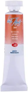 Vopsea de acuarelă Nevskaya Palitra Leningrad Nopți Albe - 309, Ochre roșu, 10 ml