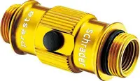 Lezyne Cap de pompă ABS Flip Thread - Gold
