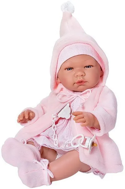 Papusa Asi - Bebe Maria, cu paltonas roz