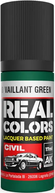 Vopsea lac AK Interactive - Vaillant Green (RC848) (17 ml)