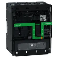 Intreruptor CompPacT NSXm H (70 kA la 415 VAC), 4P 3d, 80A unitate de declansare TMD, papuci de compresie si conectori pentru bare de distributie