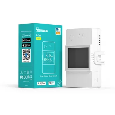 Releu inteligent WiFi Sonoff POW Elite R3 (20A) afisaj LCD 6920075777505