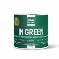 In Green, Mix Verde ECO anti-balonare, detoxifiant, pentru talie supla, 200g, Rawboost