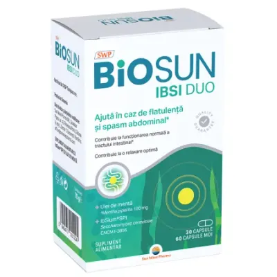 Biosun Ibsi Duo, Sun Wave Pharma | 30 capsule + 60 capsule moi