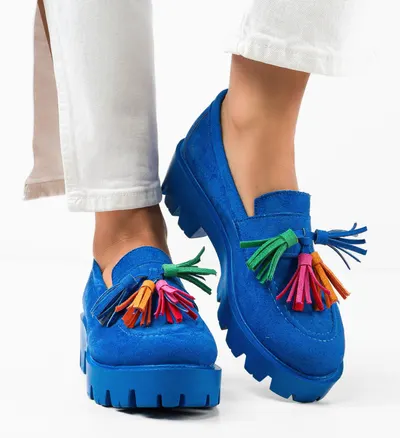 Pantofi Casual dama Kuciure Albastri