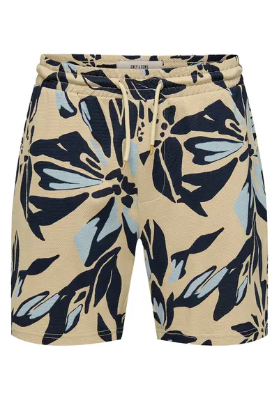 Pantaloni scurti barbati Sons - 22034086 - Bumbac/Poliester - Bej - Bej