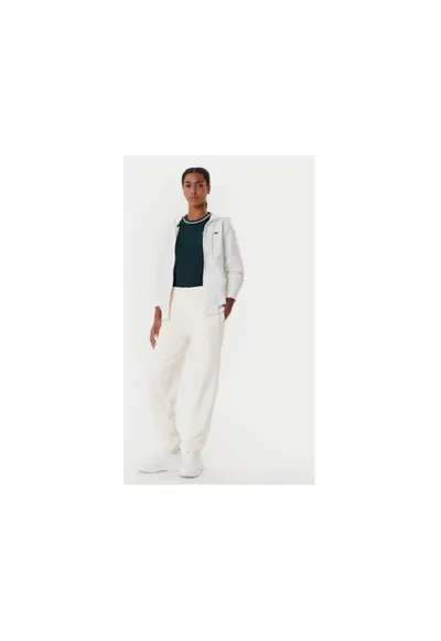 Pantaloni de trening pentru femei - 305549587 - material sintetic - alb