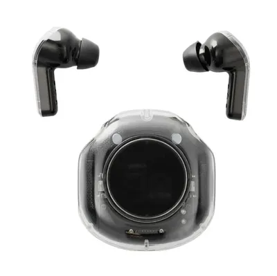 Căști Wireless Blue Star AirCrystal TX1, Bluetooth 5.3 si TWS, Autonomie 4H, Negru - Resigilat Engros