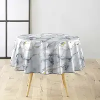 Față de masă lavabilă ø 160 cm Marquina – douceur d'intérieur