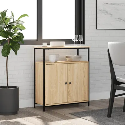 vidaXL Bufet Stejar Sonoma 70x30x80 cm Lemn stratificat