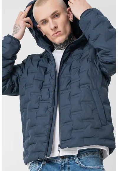 Jacheta cu fermoar Westchase - Bleumarin