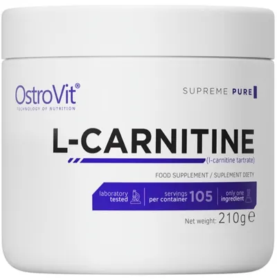 L-Carnitine, fără gust, 210 g, OstroVit