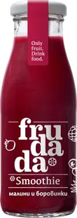 Smoothie-uri, zmeură și afine, 250 ml, Frudada