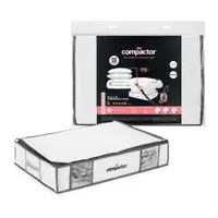 Cutie de depozitare pentru haine din material textil cu vacuum/cu pereți întăriți 65x50x15,5 cm Life – Compactor