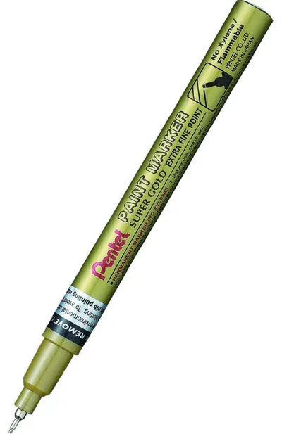 Marker permanent Pentel Paint MFP10 - 0.6 mm, auriu