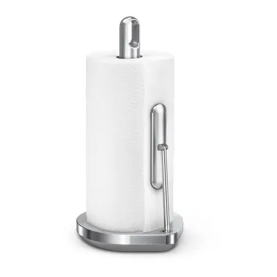Suport de prosoape de bucătărie argintiu din oțel – simplehuman