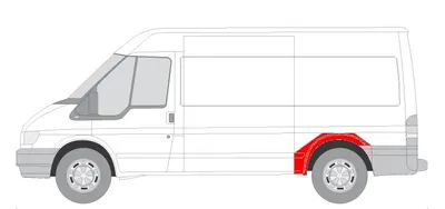 Panou reparatie Stanga Spate potrivit FORD TRANSIT V, TRANSIT V FL 2000-2013 - (model mediu / lung)