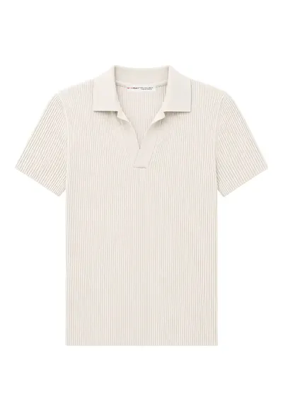 Bluza dama - guler polo - piatra naturala - tricotaj poliamida