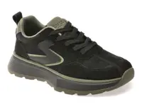 Pantofi sport GRYXX negri, 160723, din piele naturala