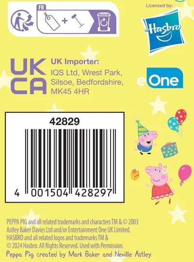 Jucarie de plus - Peppa Pig - Peppa Wutz Party, 38cm