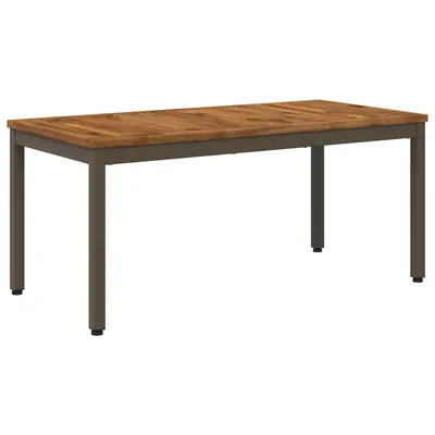 vidaXL Masă de cafea Natural și Cafea 50 x 100,5 x 45 cm