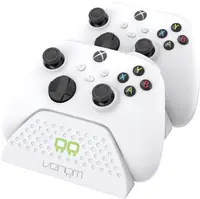 Stație de încărcare de andocare Venom - Cu 2 baterii, alba (Xbox Series S/X)