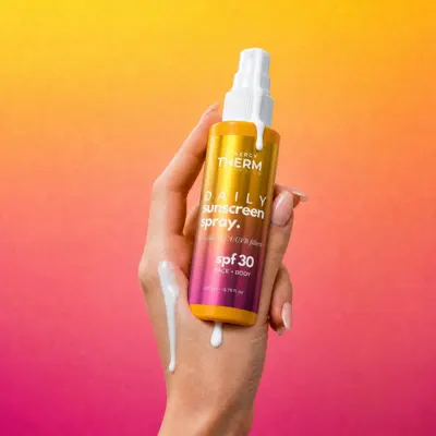 Daily Sunscreen Spray SPF 30, Protecție Solară Lejerǎ, UVA/UVB, Absorbție Rapidă, Fără Urme Albe, 200ML