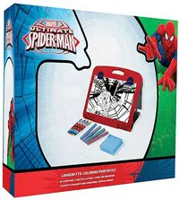 Set de colorat IMC Toys - Spider-Man, cu scândură