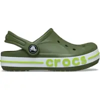 Saboti Crocs Toddler Bayaband Clog Verde - Army Green/Lime Punch