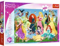 Puzzle Trefl din 100 de piese - Disney Princess