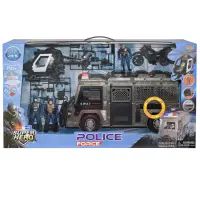 Set vehicule SWAT cu sunete si lumini si 3 figurine, Hero Combat, Police Force